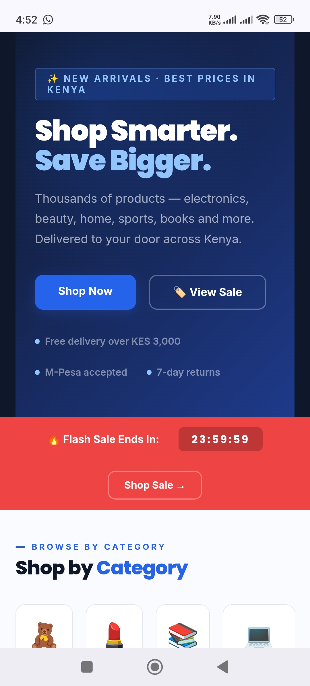 ShopWave — General Online Store Template