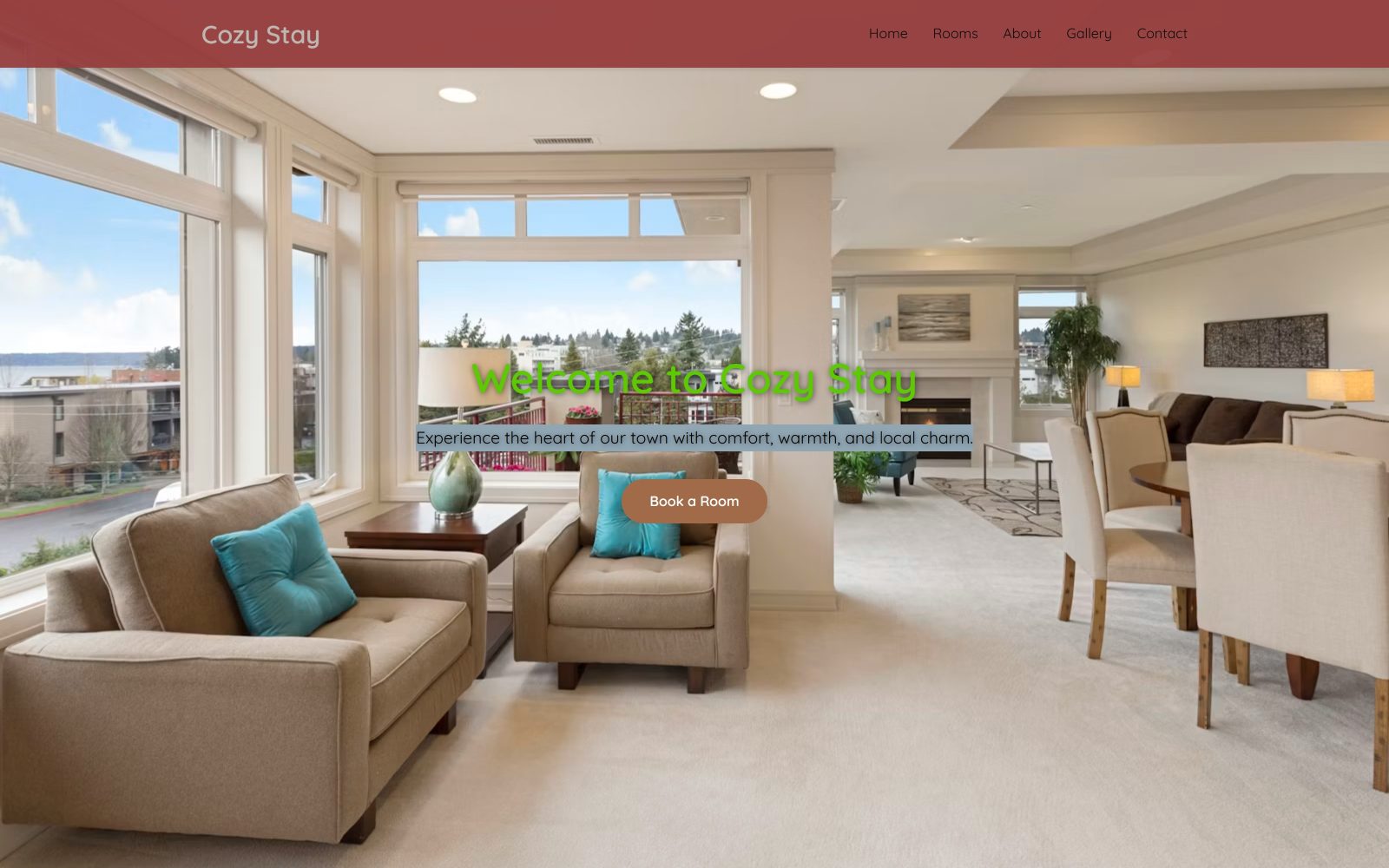 Luxury Hotel Website