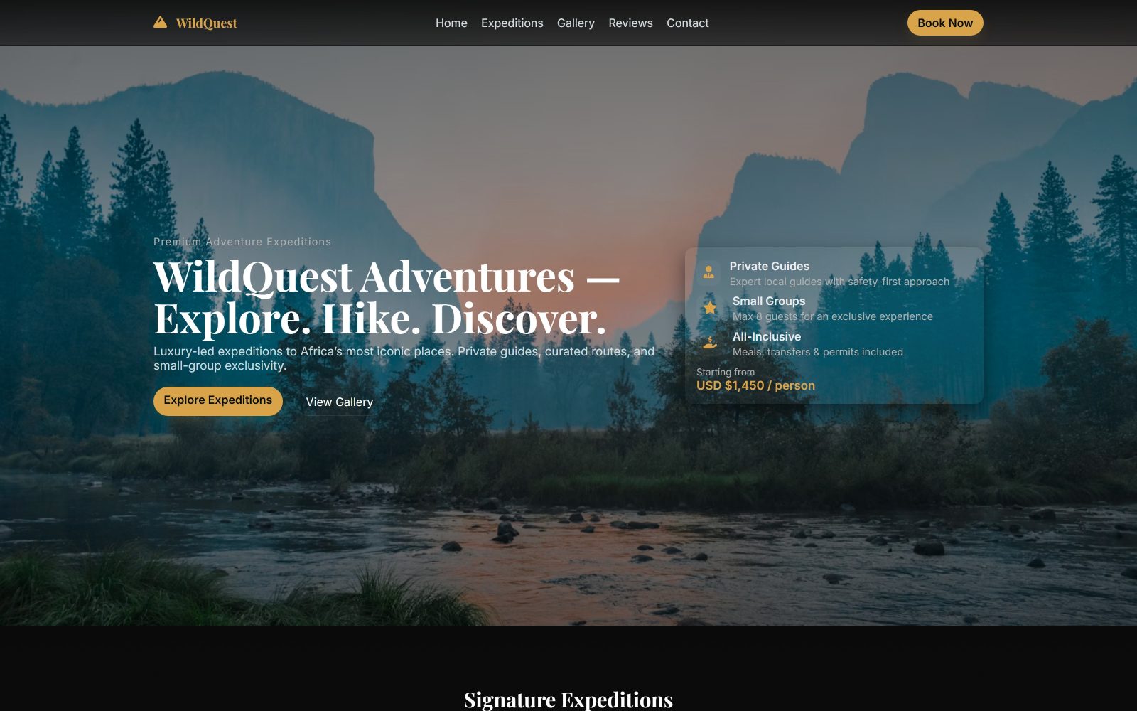 Tourism Adventures