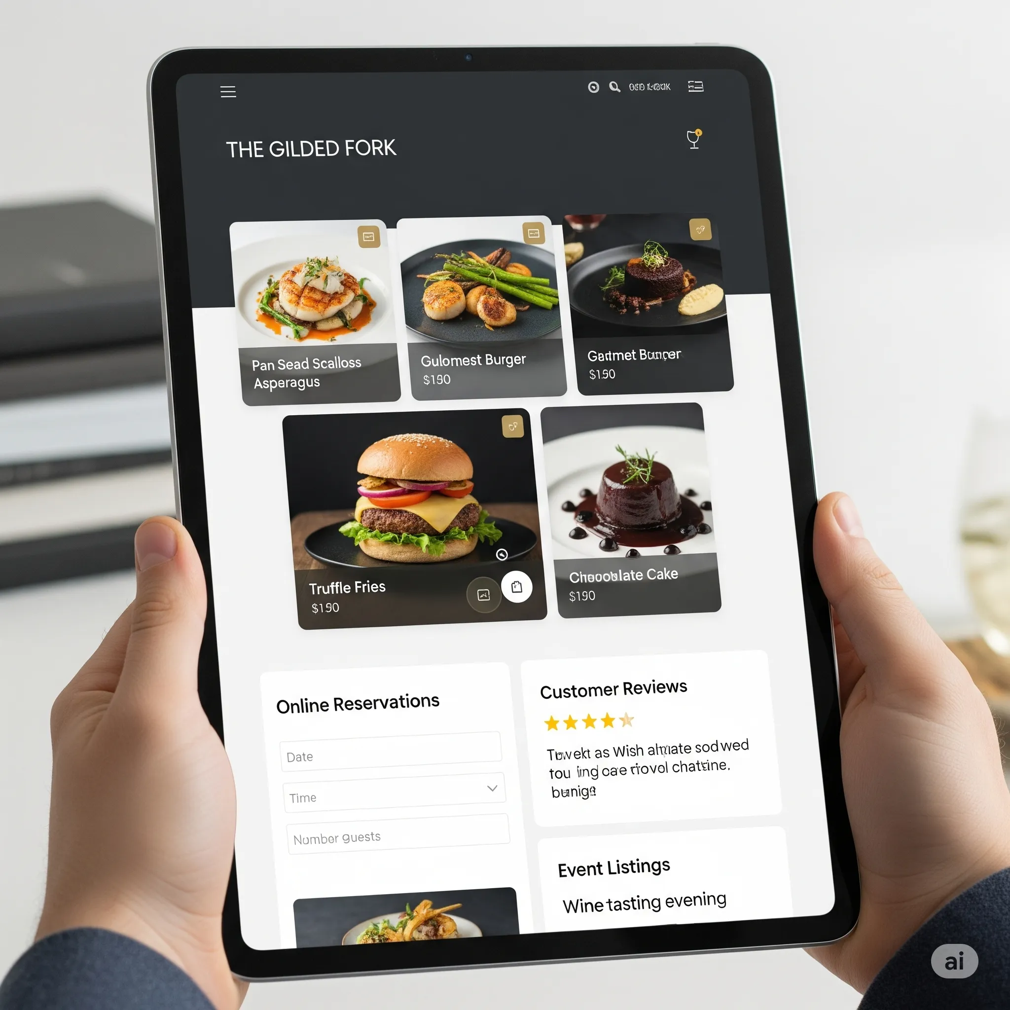 Sample Restaurant Website